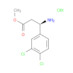 METHYL (3R)-3-AMINO-3-(3,4-DICHLOROPHENYL)PROPANOATE HYDROCHLORIDE - Click Image to Close