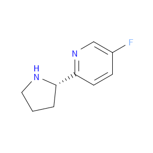 2-((2S)PYRROLIDIN-2-YL)-5-FLUOROPYRIDINE