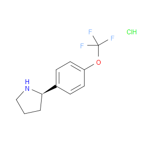 (R)-2-(4-(TRIFLUOROMETHOXY)PHENYL)PYRROLIDINE HYDROCHLORIDE - Click Image to Close