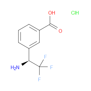 (S)-3-(1-AMINO-2,2,2-TRIFLUOROETHYL)BENZOIC ACID HYDROCHLORIDE