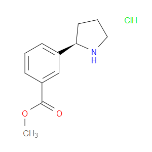 (R)-METHYL 3-(PYRROLIDIN-2-YL)BENZOATE HCL