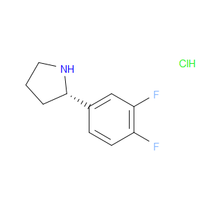 (2S)-2-(3,4-DIFLUOROPHENYL)PYRROLIDINE HYDROCHLORIDE