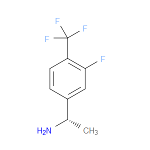 (1S)-1-[3-FLUORO-4-(TRIFLUOROMETHYL)PHENYL]ETHYLAMINE - Click Image to Close