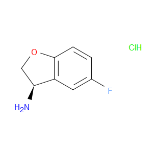 (3R)-5-FLUORO-2,3-DIHYDRO-1-BENZOFURAN-3-AMINE HYDROCHLORIDE