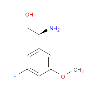 (S)-2-AMINO-2-(3-FLUORO-5-METHOXYPHENYL)ETHANOL - Click Image to Close
