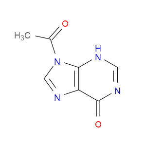 9-ACETYL-1,9-DIHYDRO-6H-PURIN-6-ONE - Click Image to Close