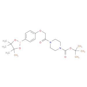 TERT-BUTYL 4-(2-(4-(4,4,5,5-TETRAMETHYL-1,3,2-DIOXABOROLAN-2-YL)PHENOXY)ACETYL)PIPERAZINE-1-CARBOXYLATE - Click Image to Close