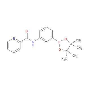 N-(3-(4,4,5,5-TETRAMETHYL-1,3,2-DIOXABOROLAN-2-YL)PHENYL)PICOLINAMIDE
