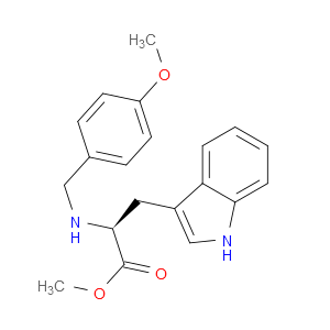(S)-METHYL 3-(1H-INDOL-3-YL)-2-((4-METHOXYBENZYL)AMINO)PROPANOATE - Click Image to Close