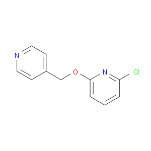 2-CHLORO-6-(PYRIDIN-4-YLMETHOXY)PYRIDINE