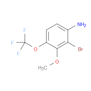 2-BROMO-3-METHOXY-4-(TRIFLUOROMETHOXY)ANILINE