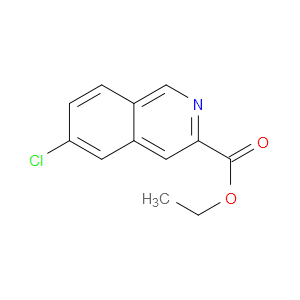 ETHYL 6-CHLOROISOQUINOLINE-3-CARBOXYLATE - Click Image to Close