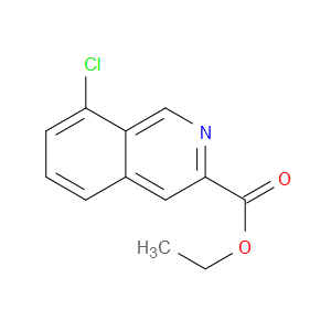 ETHYL 8-CHLOROISOQUINOLINE-3-CARBOXYLATE