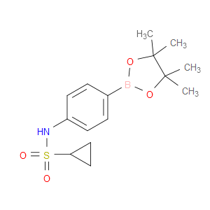 N-[4-(4,4,5,5-TETRAMETHYL-1,3,2-DIOXABOROLAN-2-YL)PHENYL]CYCLOPROPANESULFONAMIDE - Click Image to Close