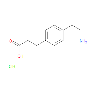 3-(4-(2-AMINOETHYL)PHENYL)PROPANOIC ACID HYDROCHLORIDE - Click Image to Close