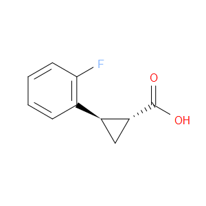 REL-(1R,2R)-2-(2-FLUOROPHENYL)CYCLOPROPANE-1-CARBOXYLIC ACID - Click Image to Close