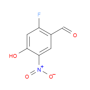 2-FLUORO-4-HYDROXY-5-NITROBENZALDEHYDE