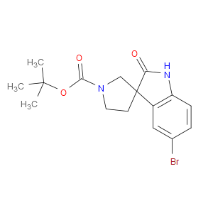 TERT-BUTYL 5-BROMO-2-OXOSPIRO[INDOLINE-3,3'-PYRROLIDINE]-1'-CARBOXYLATE - Click Image to Close