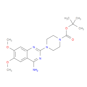 TERT-BUTYL 4-(4-AMINO-6,7-DIMETHOXYQUINAZOLIN-2-YL)PIPERAZINE-1-CARBOXYLATE