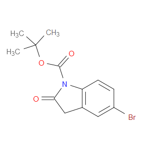 TERT-BUTYL 5-BROMO-2-OXOINDOLINE-1-CARBOXYLATE - Click Image to Close