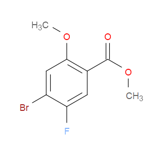 METHYL 4-BROMO-5-FLUORO-2-METHOXYBENZOATE - Click Image to Close
