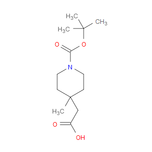 2-(1-(TERT-BUTOXYCARBONYL)-4-METHYLPIPERIDIN-4-YL)ACETIC ACID - Click Image to Close
