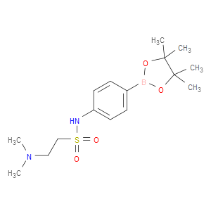 2-(DIMETHYLAMINO)-N-[4-(4,4,5,5-TETRAMETHYL-1,3,2-DIOXABOROLAN-2-YL)PHENYL]ETHANE-1-SULFONAMIDE