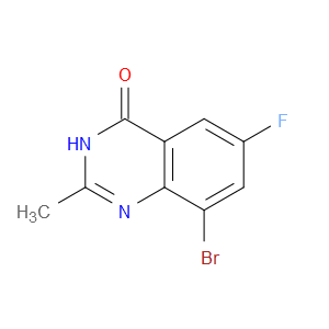 8-BROMO-6-FLUORO-2-METHYLQUINAZOLIN-4(3H)-ONE