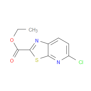 ETHYL 5-CHLOROTHIAZOLO[5,4-B]PYRIDINE-2-CARBOXYLATE