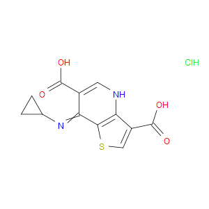 7-(CYCLOPROPYLAMINO)THIENO[3,2-B]PYRIDINE-3,6-DICARBOXYLIC ACID HYDROCHLORIDE - Click Image to Close