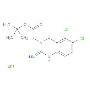 TERT-BUTYL 2-(5,6-DICHLORO-2-IMINO-1,2-DIHYDROQUINAZOLIN-3(4H)-YL)ACETATE HYDROBROMIDE