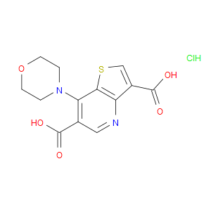 7-MORPHOLINOTHIENO[3,2-B]PYRIDINE-3,6-DICARBOXYLIC ACID HCL - Click Image to Close