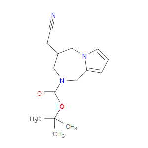 TERT-BUTYL 4-(CYANOMETHYL)-4,5-DIHYDRO-1H-PYRROLO[1,2-A][1,4]DIAZEPINE-2(3H)-CARBOXYLATE - Click Image to Close