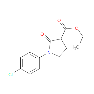 ETHYL 1-(4-CHLOROPHENYL)-2-OXOPYRROLIDINE-3-CARBOXYLATE