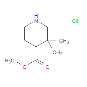 METHYL 3,3-DIMETHYLPIPERIDINE-4-CARBOXYLATE HYDROCHLORIDE - Click Image to Close