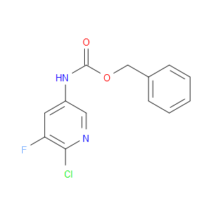 BENZYL (6-CHLORO-5-FLUOROPYRIDIN-3-YL)CARBAMATE