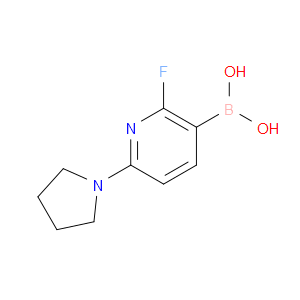 (2-FLUORO-6-(PYRROLIDIN-1-YL)PYRIDIN-3-YL)BORONIC ACID - Click Image to Close