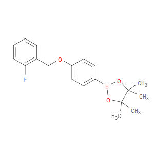 2-[4-(2-FLUORO-BENZYLOXY)-PHENYL]-4,4,5,5-TETRAMETHYL-[1,3,2]DIOXABOROLANE