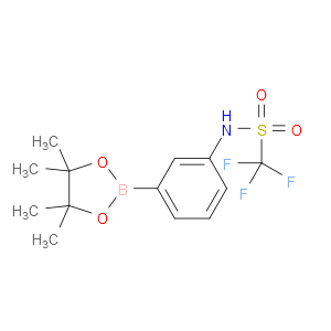 1,1,1-TRIFLUORO-N-(3-(4,4,5,5-TETRAMETHYL-1,3,2-DIOXABOROLAN-2-YL)PHENYL)METHANESULFONAMIDE - Click Image to Close