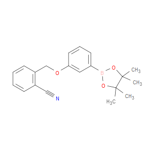 2-([3-(4,4,5,5-TETRAMETHYL-1,3,2-DIOXABOROLAN-2-YL)PHENOXY]METHYL)BENZONITRILE