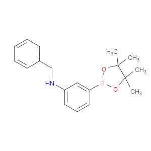 N-BENZYL-3-(4,4,5,5-TETRAMETHYL-1,3,2-DIOXABOROLAN-2-YL)ANILINE