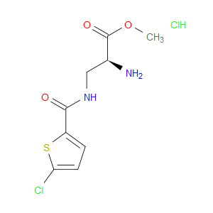 METHYL (2S)-2-AMINO-3-[(5-CHLOROTHIOPHEN-2-YL)FORMAMIDO]PROPANOATE HYDROCHLORIDE - Click Image to Close