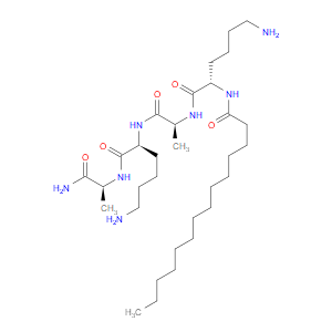 N2-(1-OXOTETRADECYL)-L-LYSYL-L-ALANYL-L-LYSYL-L-ALANINAMIDE - Click Image to Close
