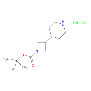 TERT-BUTYL 3-(PIPERAZIN-1-YL)AZETIDINE-1-CARBOXYLATE DIHYDROCHLORIDE