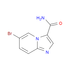 6-BROMOIMIDAZO[1,2-A]PYRIDINE-3-CARBOXAMIDE