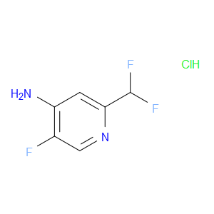 2-(DIFLUOROMETHYL)-5-FLUOROPYRIDIN-4-AMINE HYDROCHLORIDE - Click Image to Close
