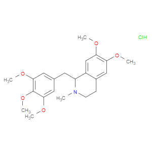 6,7-DIMETHOXY-2-METHYL-1-(3,4,5-TRIMETHOXYBENZYL)-1,2,3,4-TETRAHYDROISOQUINOLINE HYDROCHLORIDE - Click Image to Close