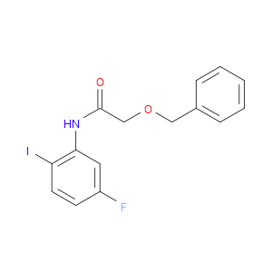 2-(BENZYLOXY)-N-(5-FLUORO-2-IODOPHENYL)ACETAMIDE - Click Image to Close