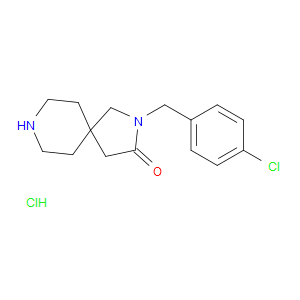 2-(4-CHLOROBENZYL)-2,8-DIAZASPIRO[4.5]DECAN-3-ONE HYDROCHLORIDE
