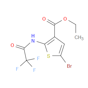 ETHYL 5-BROMO-2-(2,2,2-TRIFLUOROACETAMIDO)THIOPHENE-3-CARBOXYLATE